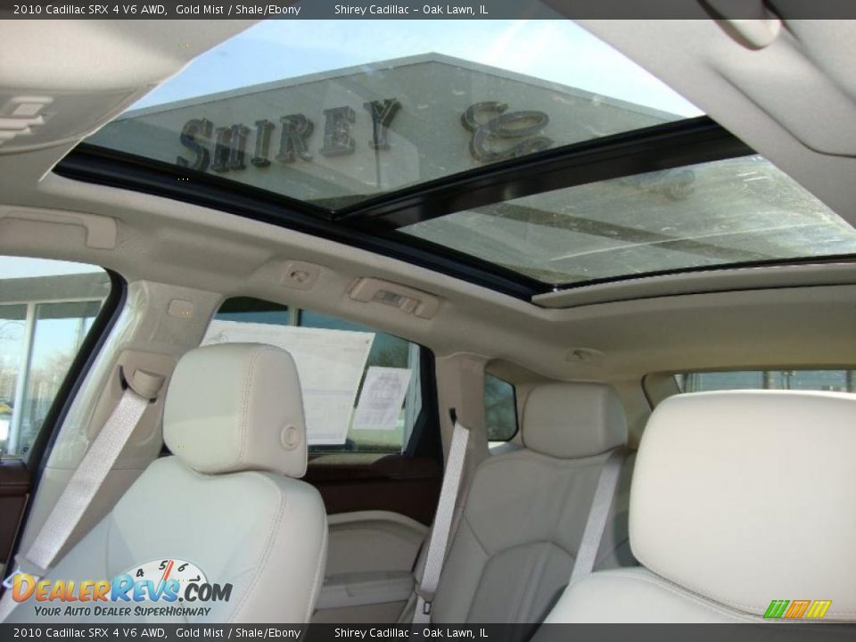 2010 Cadillac SRX 4 V6 AWD Gold Mist / Shale/Ebony Photo #12