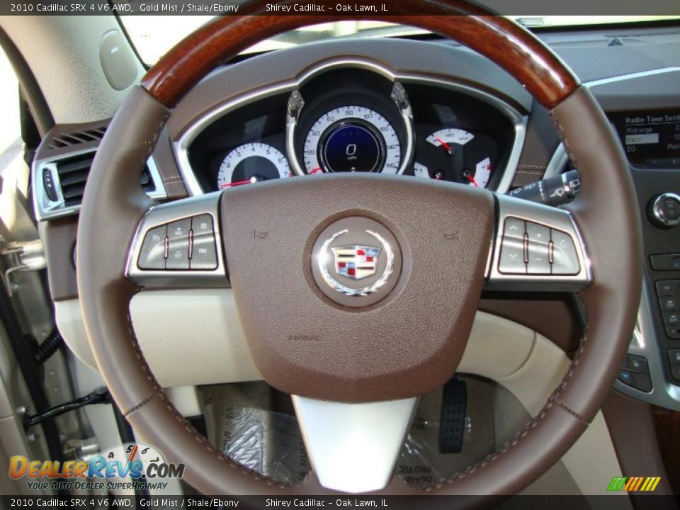 2010 Cadillac SRX 4 V6 AWD Gold Mist / Shale/Ebony Photo #17