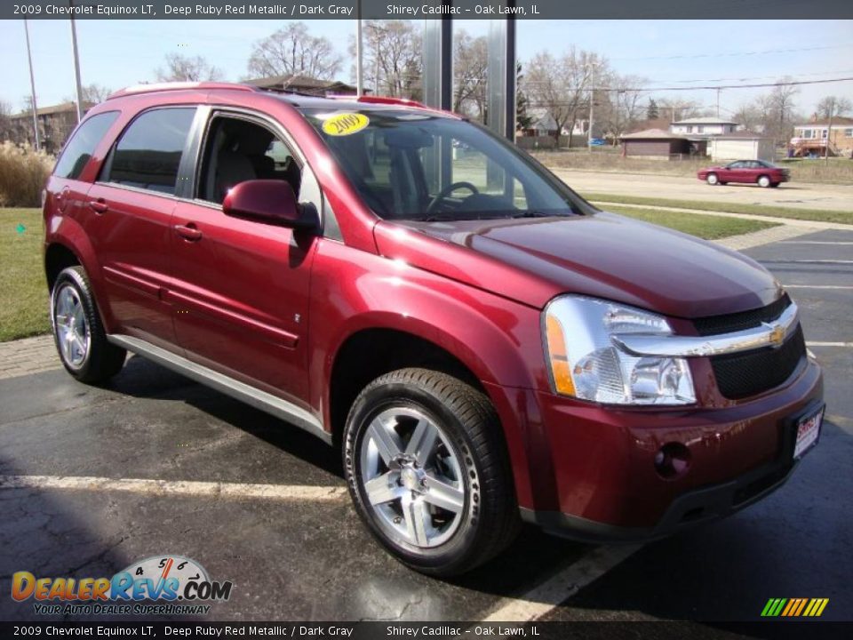 2009 Chevrolet Equinox LT Deep Ruby Red Metallic / Dark Gray Photo #3