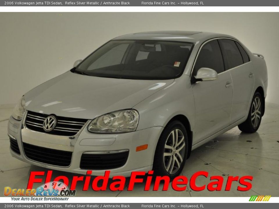 2006 Volkswagen Jetta TDI Sedan Reflex Silver Metallic / Anthracite Black Photo #1
