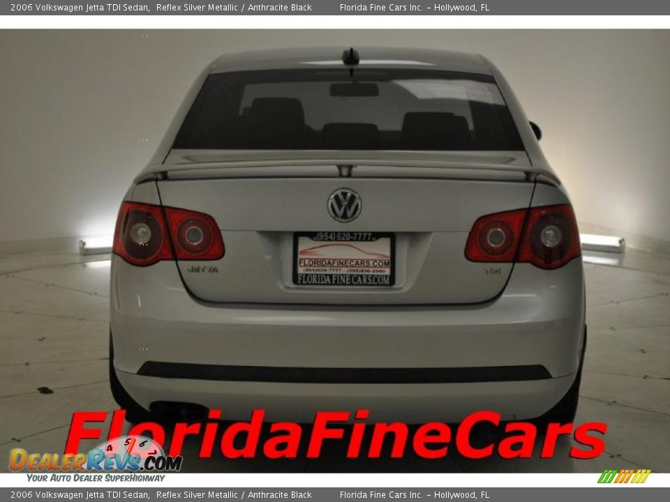 2006 Volkswagen Jetta TDI Sedan Reflex Silver Metallic / Anthracite Black Photo #6