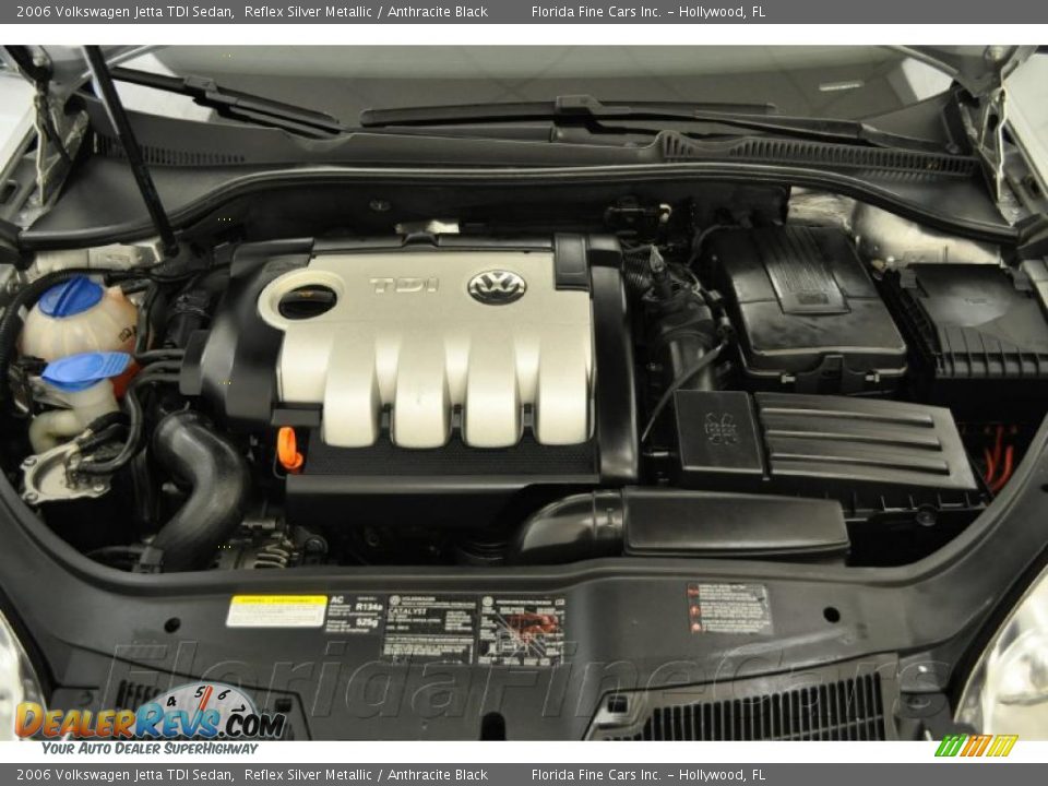 2006 Volkswagen Jetta TDI Sedan Reflex Silver Metallic / Anthracite Black Photo #9