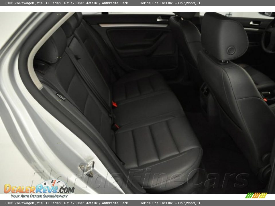 2006 Volkswagen Jetta TDI Sedan Reflex Silver Metallic / Anthracite Black Photo #14