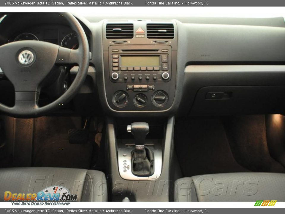 2006 Volkswagen Jetta TDI Sedan Reflex Silver Metallic / Anthracite Black Photo #16
