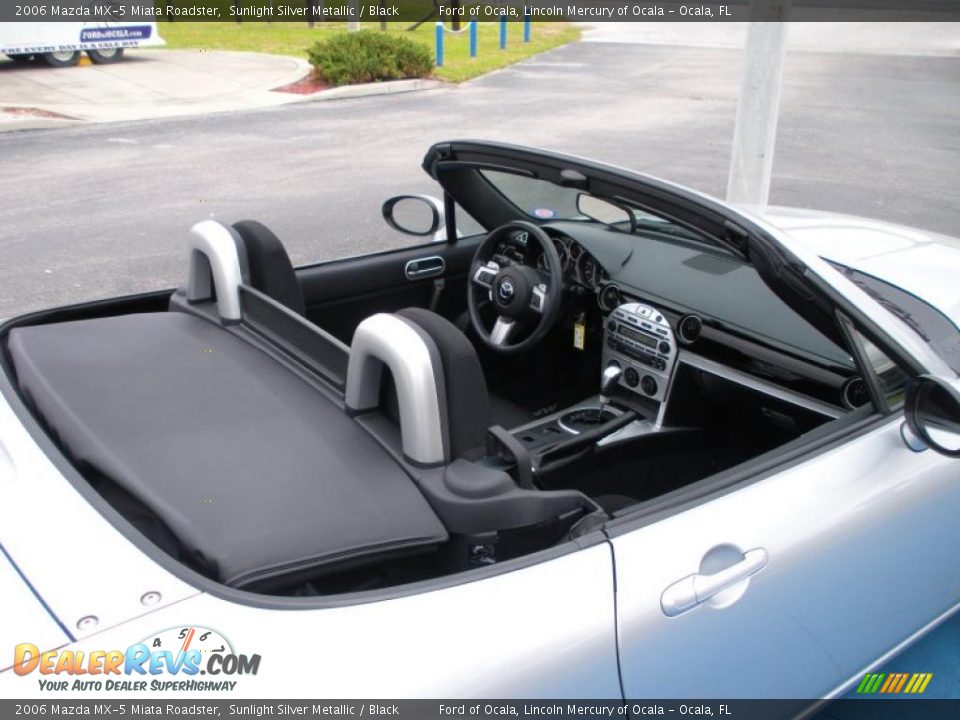 2006 Mazda MX-5 Miata Roadster Sunlight Silver Metallic / Black Photo #12
