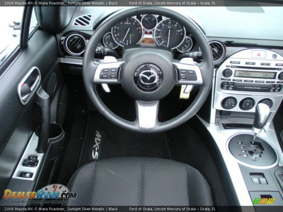2006 Mazda MX-5 Miata Roadster Sunlight Silver Metallic / Black Photo #21