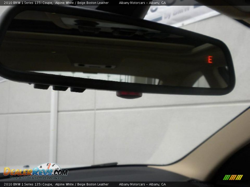 2010 BMW 1 Series 135i Coupe Alpine White / Beige Boston Leather Photo #16