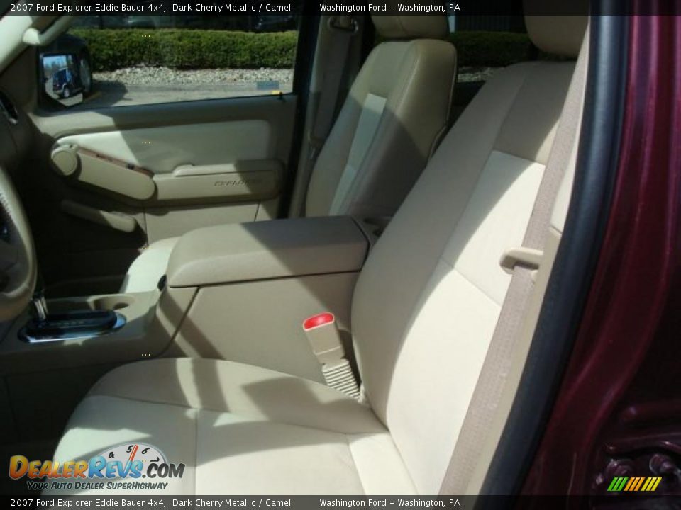 2007 Ford Explorer Eddie Bauer 4x4 Dark Cherry Metallic / Camel Photo #7