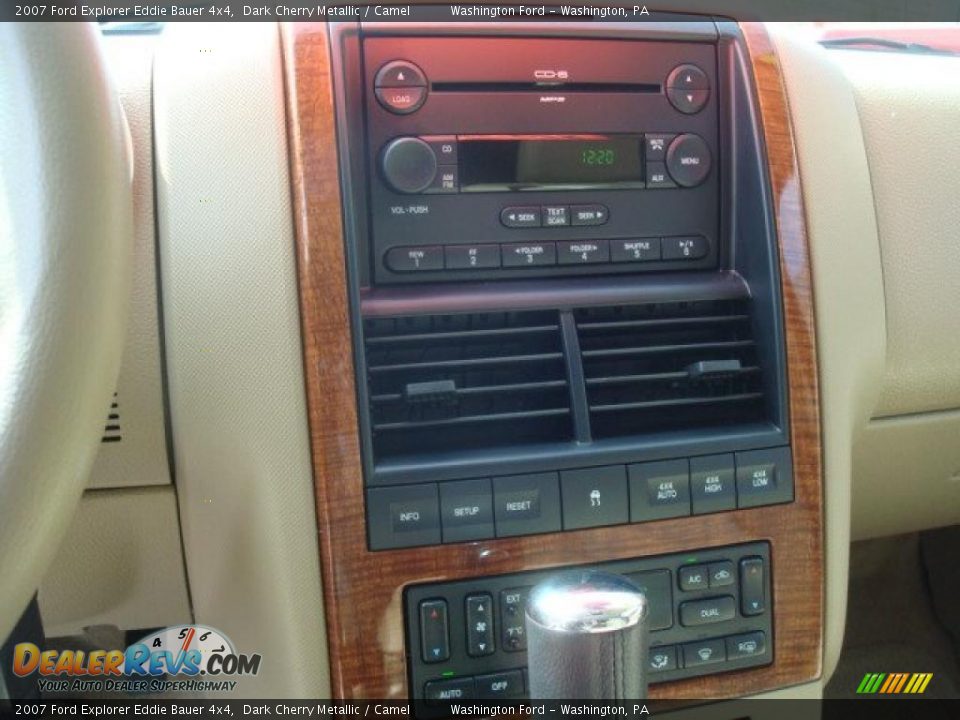 2007 Ford Explorer Eddie Bauer 4x4 Dark Cherry Metallic / Camel Photo #9
