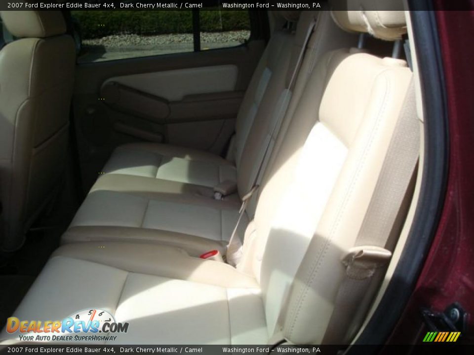 2007 Ford Explorer Eddie Bauer 4x4 Dark Cherry Metallic / Camel Photo #13
