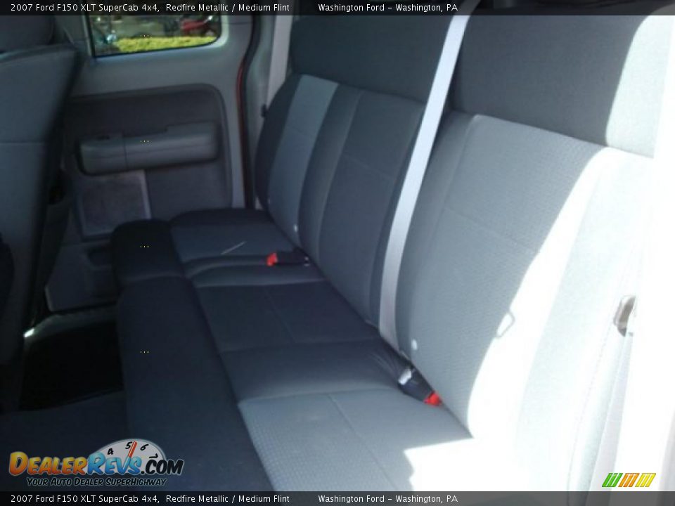 2007 Ford F150 XLT SuperCab 4x4 Redfire Metallic / Medium Flint Photo #8