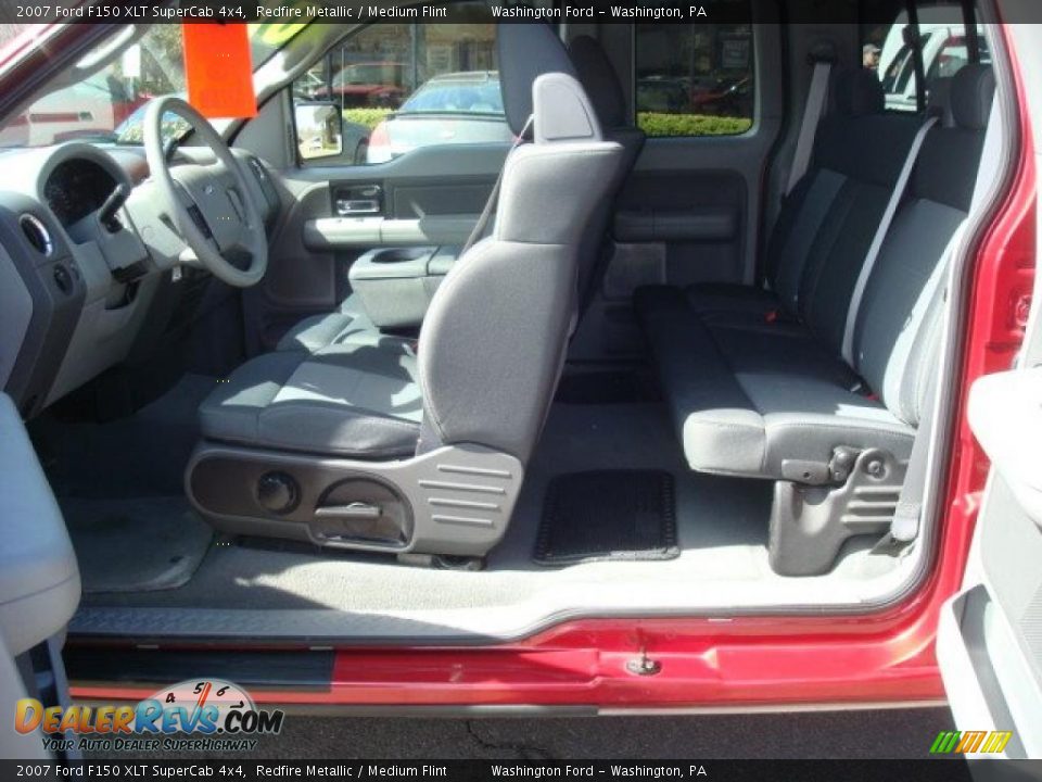 2007 Ford F150 XLT SuperCab 4x4 Redfire Metallic / Medium Flint Photo #16