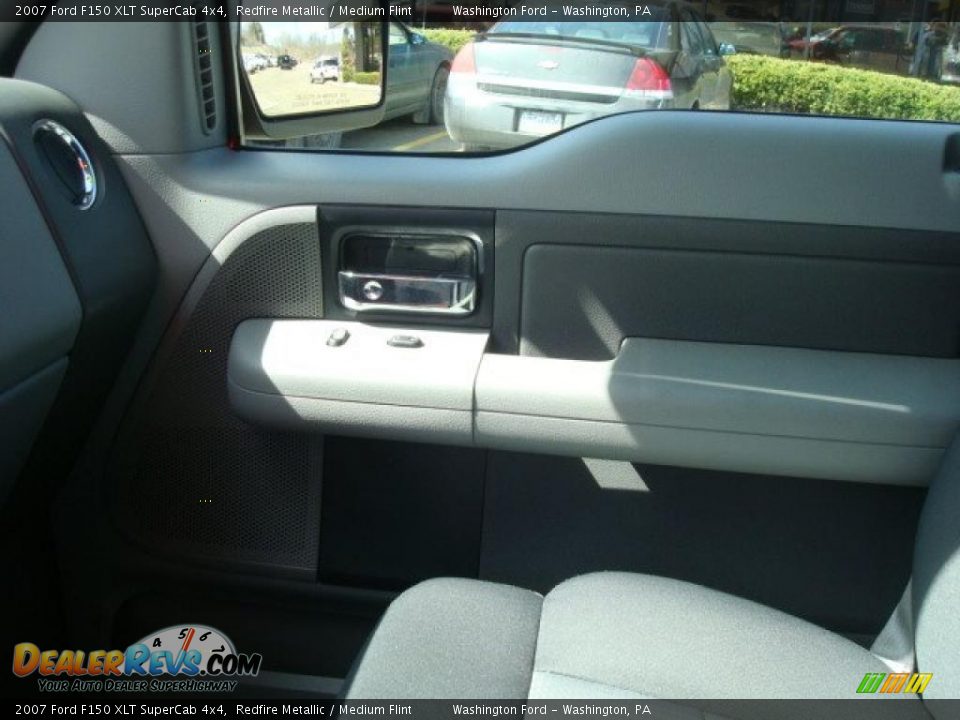 2007 Ford F150 XLT SuperCab 4x4 Redfire Metallic / Medium Flint Photo #18