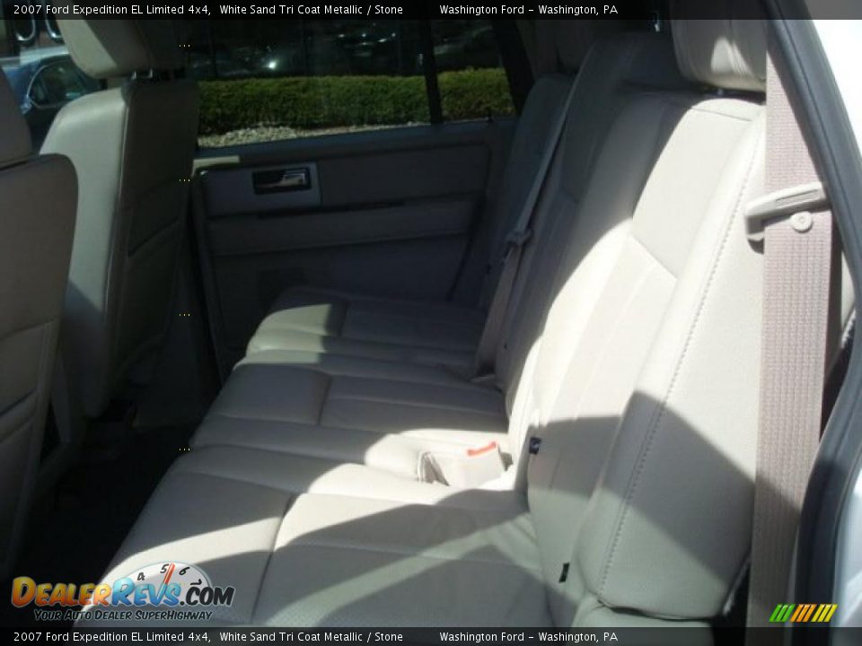2007 Ford Expedition EL Limited 4x4 White Sand Tri Coat Metallic / Stone Photo #13
