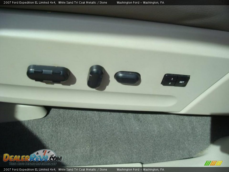 2007 Ford Expedition EL Limited 4x4 White Sand Tri Coat Metallic / Stone Photo #18