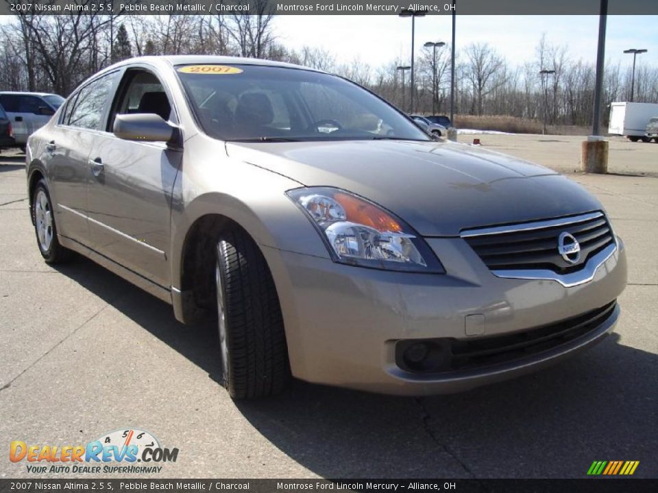 2007 Nissan Altima 2.5 S Pebble Beach Metallic / Charcoal Photo #7