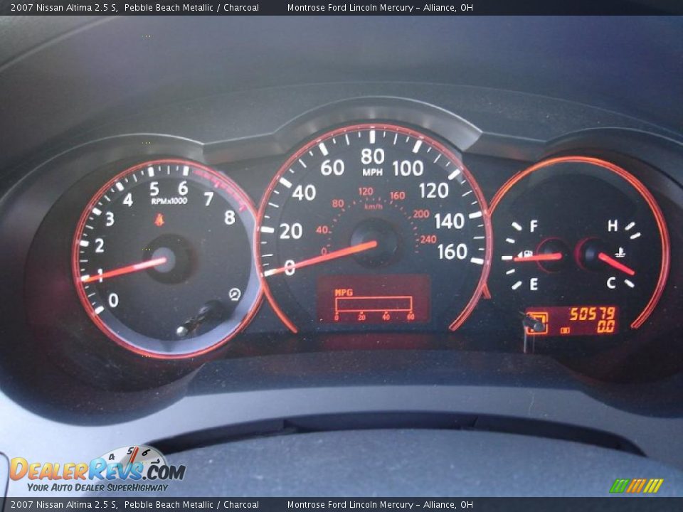2007 Nissan Altima 2.5 S Pebble Beach Metallic / Charcoal Photo #25
