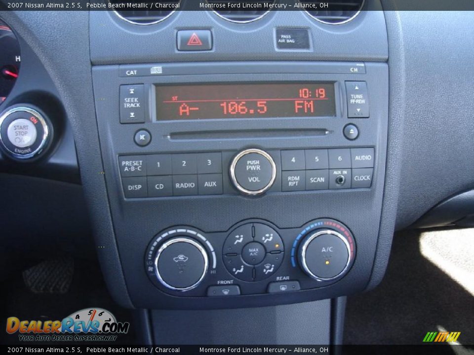 2007 Nissan Altima 2.5 S Pebble Beach Metallic / Charcoal Photo #27