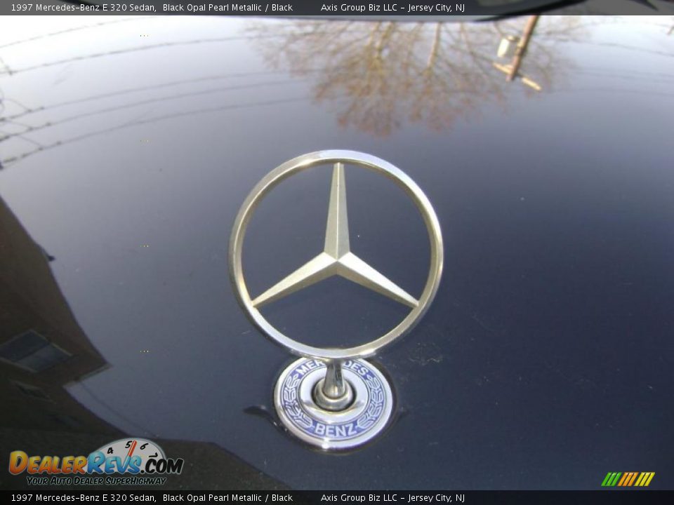 1997 Mercedes-Benz E 320 Sedan Black Opal Pearl Metallic / Black Photo #17