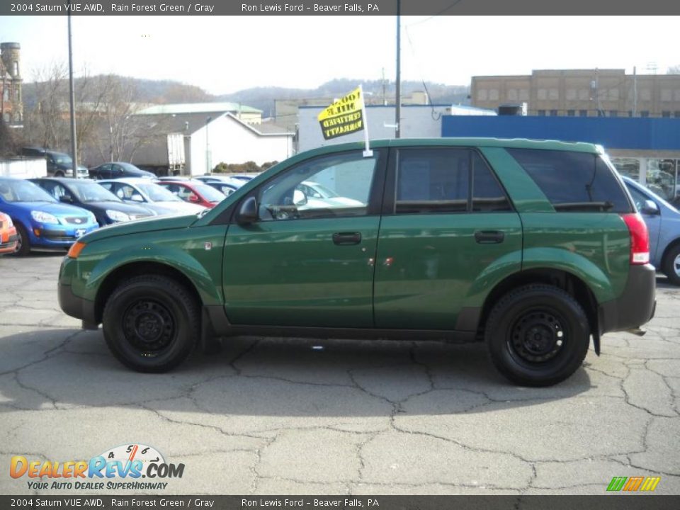 2004 Saturn VUE AWD Rain Forest Green / Gray Photo #5