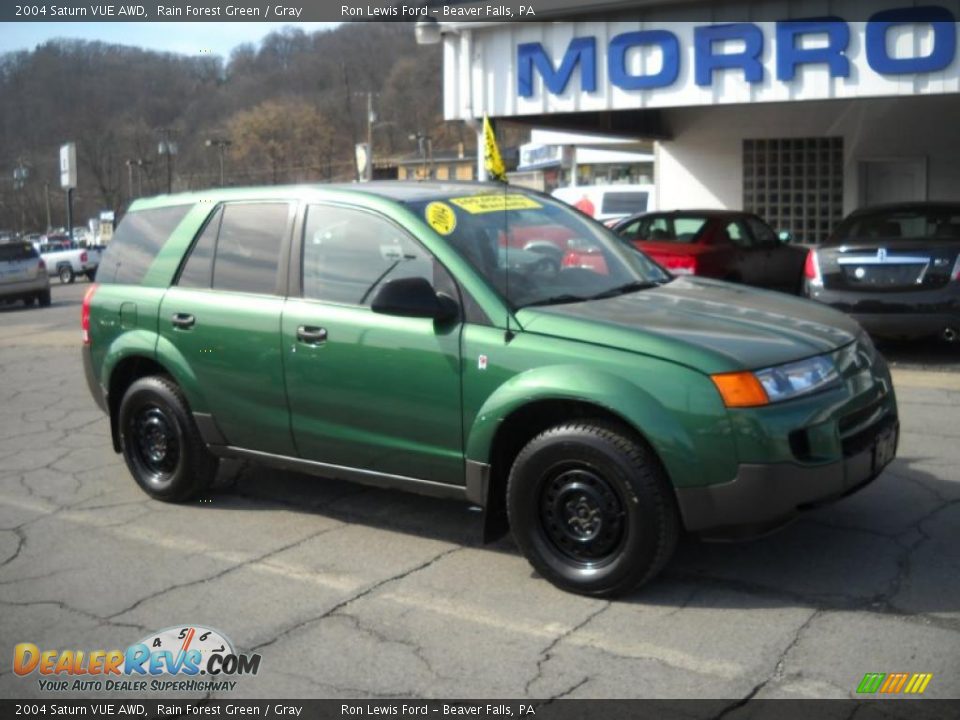 2004 Saturn VUE AWD Rain Forest Green / Gray Photo #18