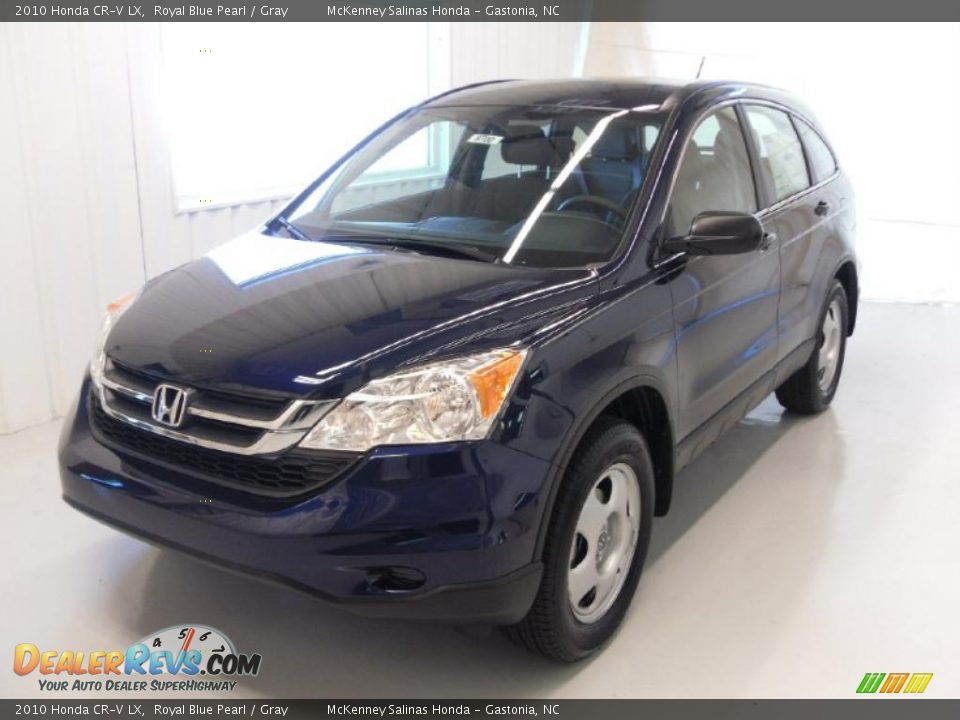 2010 Honda CR-V LX Royal Blue Pearl / Gray Photo #1