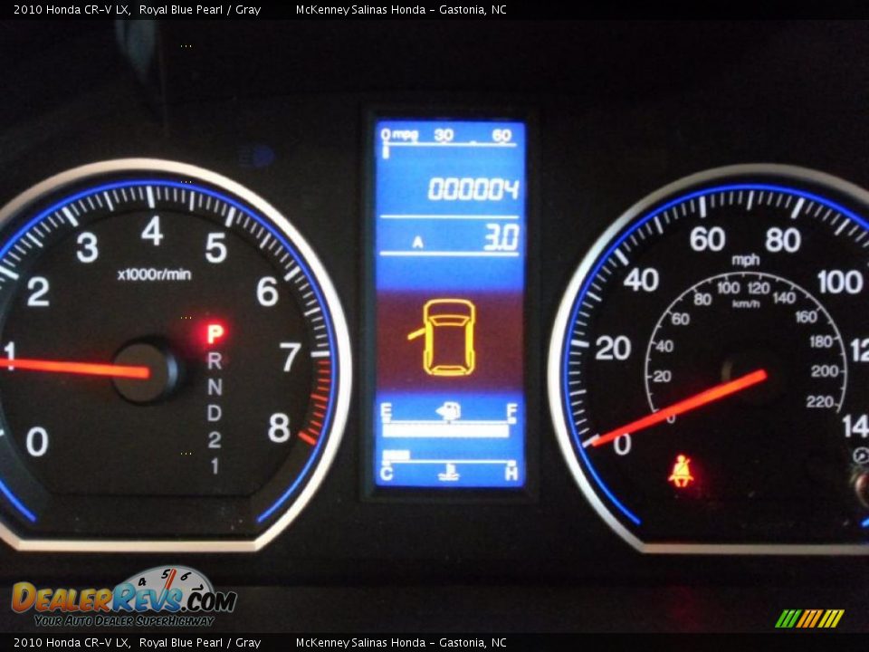 2010 Honda CR-V LX Royal Blue Pearl / Gray Photo #13