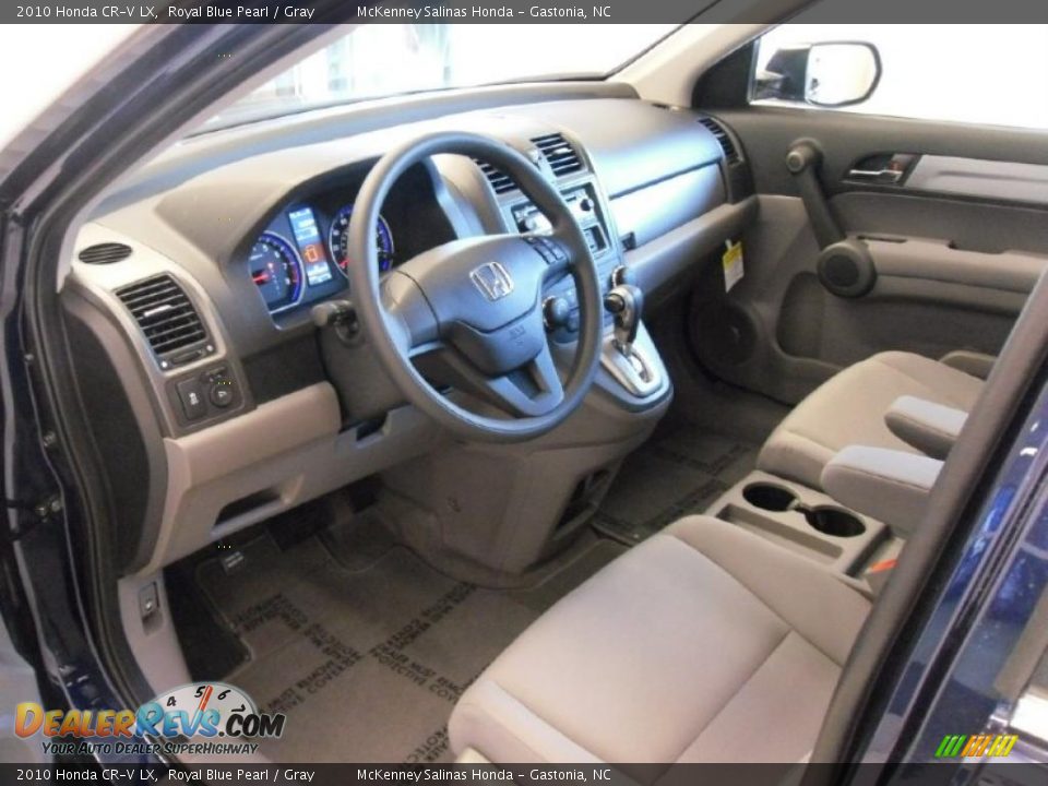 2010 Honda CR-V LX Royal Blue Pearl / Gray Photo #27