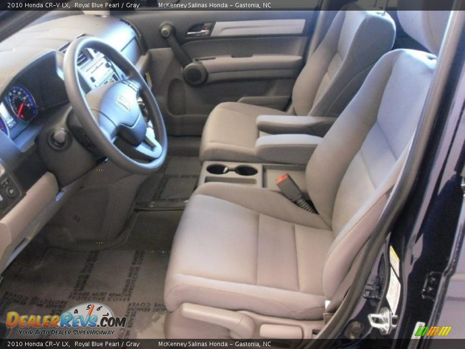 2010 Honda CR-V LX Royal Blue Pearl / Gray Photo #28