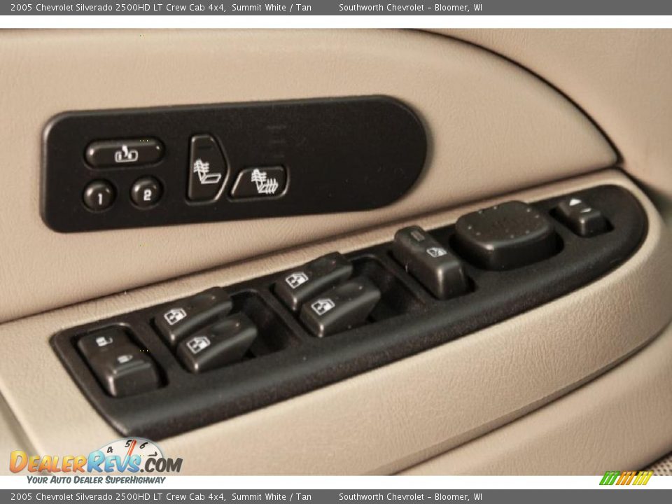 2005 Chevrolet Silverado 2500HD LT Crew Cab 4x4 Summit White / Tan Photo #10