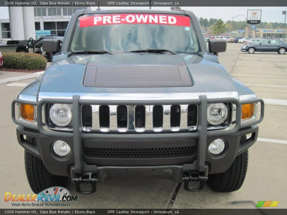 2006 Hummer H3 Slate Blue Metallic / Ebony Black Photo #5