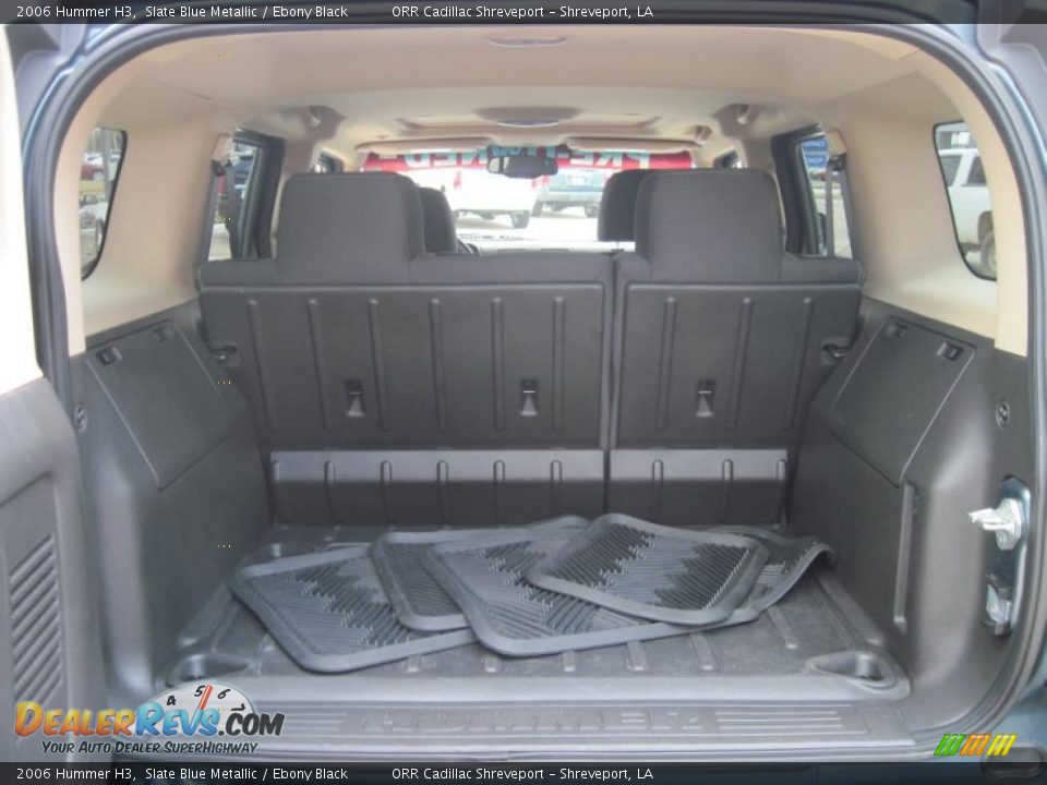 2006 Hummer H3 Slate Blue Metallic / Ebony Black Photo #7