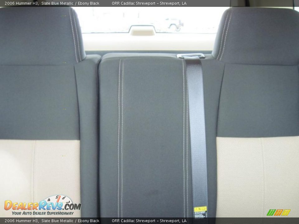 2006 Hummer H3 Slate Blue Metallic / Ebony Black Photo #8
