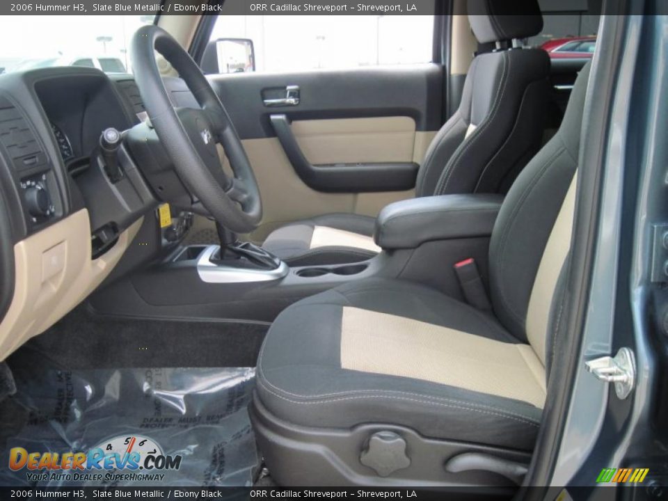 2006 Hummer H3 Slate Blue Metallic / Ebony Black Photo #9