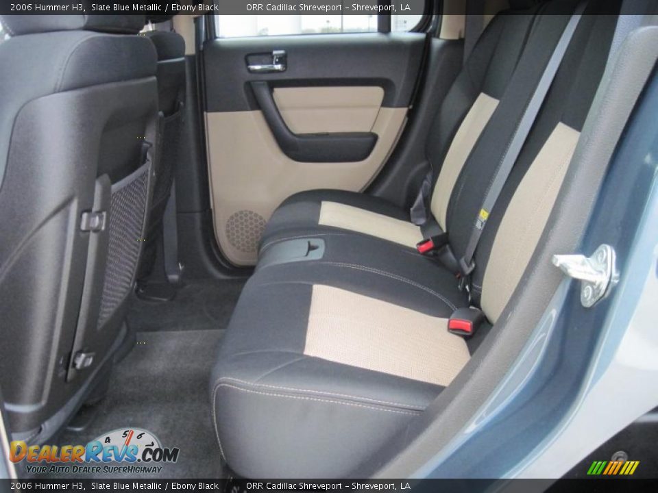 2006 Hummer H3 Slate Blue Metallic / Ebony Black Photo #10