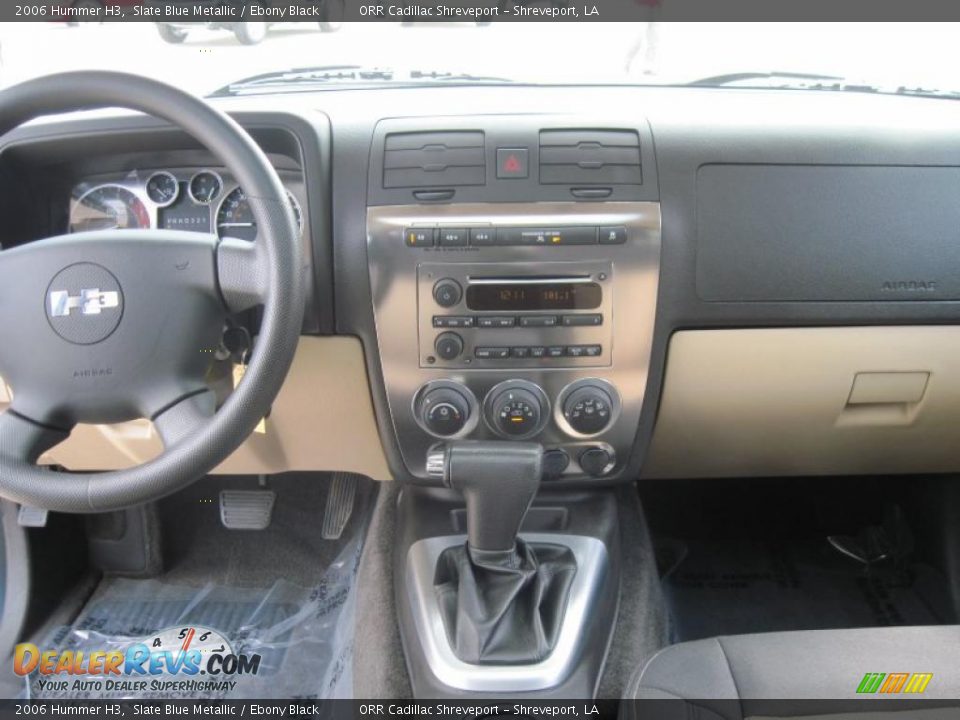 2006 Hummer H3 Slate Blue Metallic / Ebony Black Photo #11