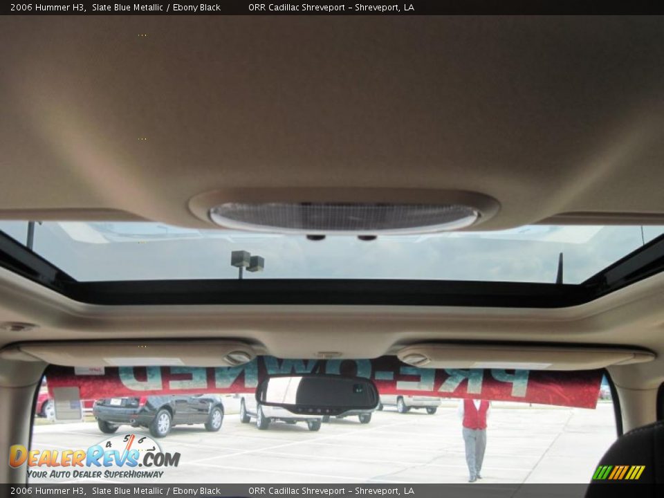 2006 Hummer H3 Slate Blue Metallic / Ebony Black Photo #12