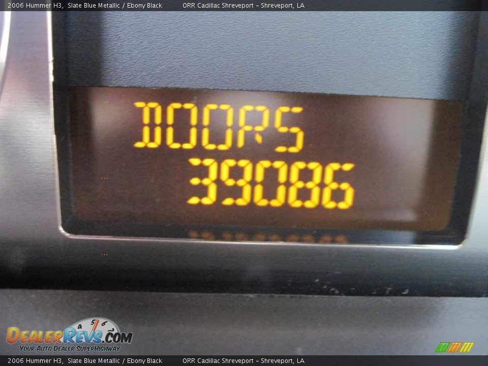 2006 Hummer H3 Slate Blue Metallic / Ebony Black Photo #13