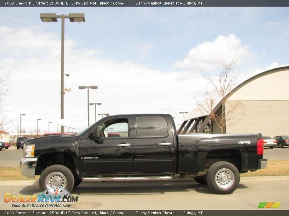 2009 Chevrolet Silverado 2500HD LT Crew Cab 4x4 Black / Ebony Photo #1
