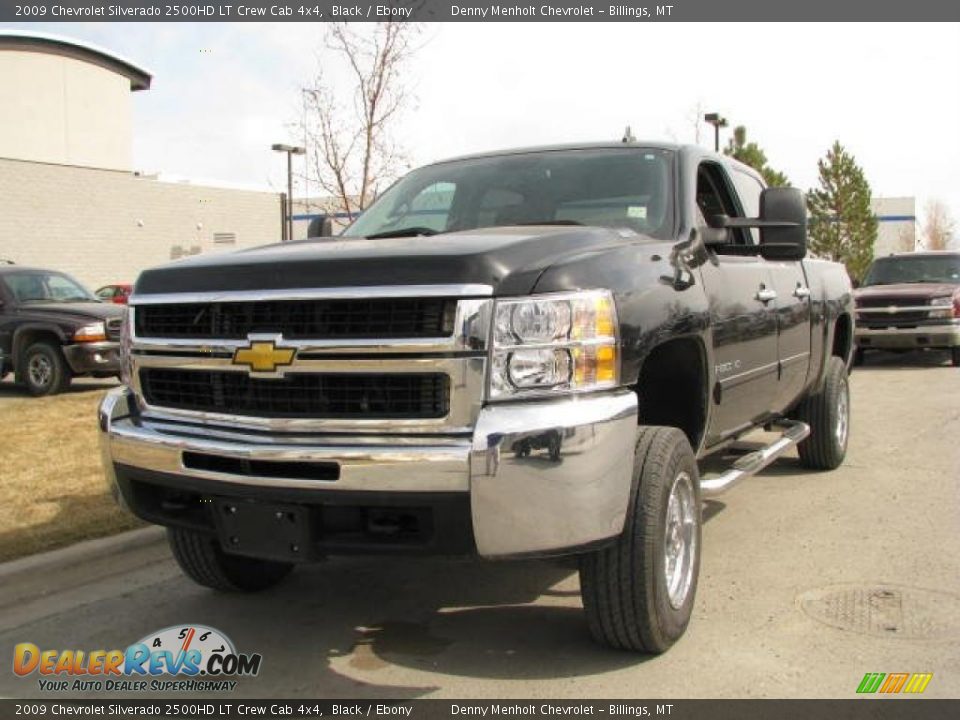 2009 Chevrolet Silverado 2500HD LT Crew Cab 4x4 Black / Ebony Photo #2