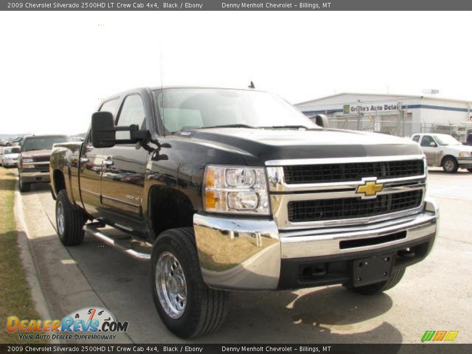 2009 Chevrolet Silverado 2500HD LT Crew Cab 4x4 Black / Ebony Photo #3