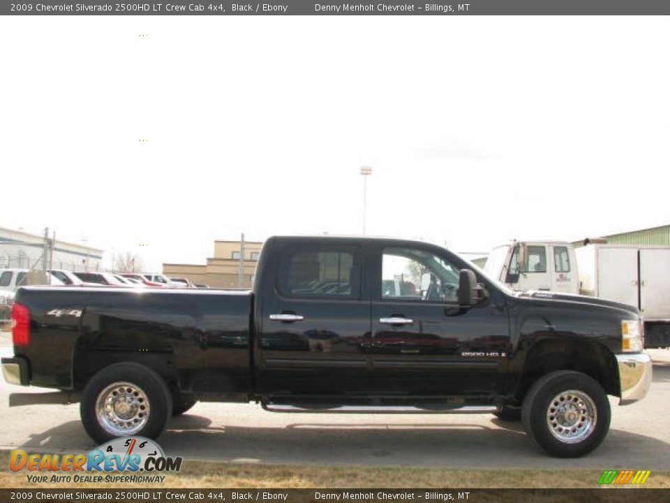 2009 Chevrolet Silverado 2500HD LT Crew Cab 4x4 Black / Ebony Photo #4