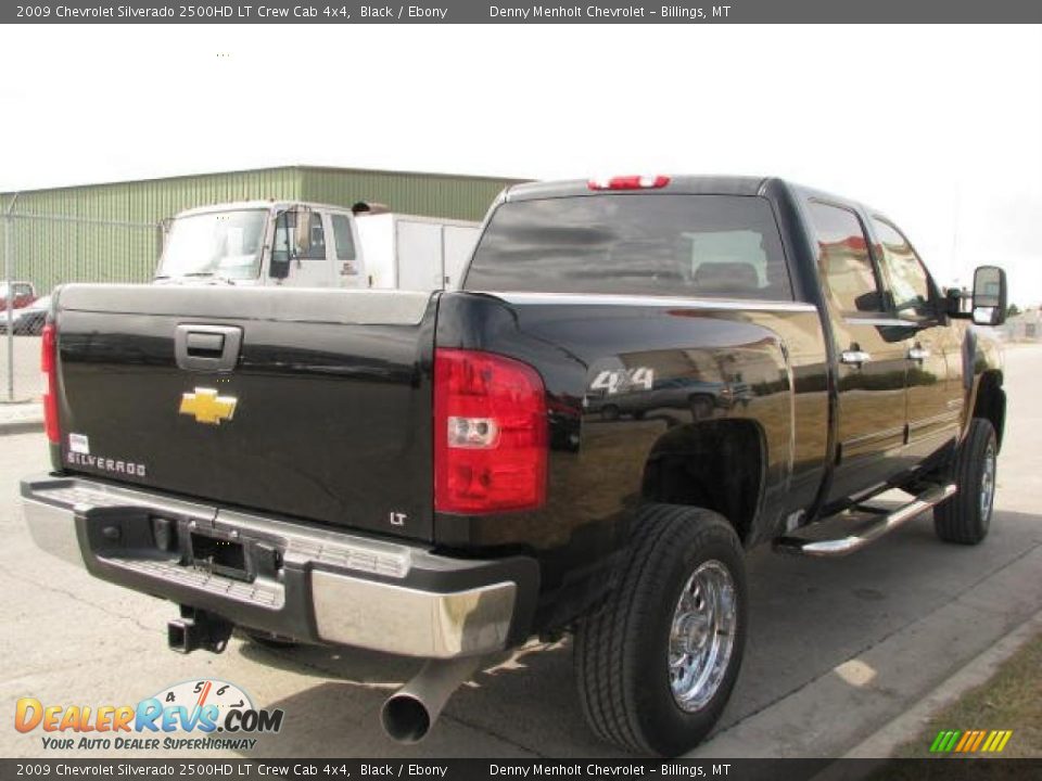 2009 Chevrolet Silverado 2500HD LT Crew Cab 4x4 Black / Ebony Photo #5