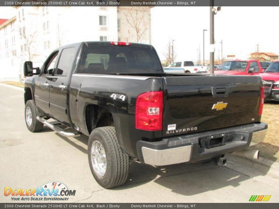 2009 Chevrolet Silverado 2500HD LT Crew Cab 4x4 Black / Ebony Photo #6