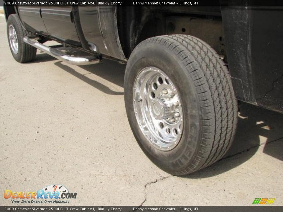 2009 Chevrolet Silverado 2500HD LT Crew Cab 4x4 Black / Ebony Photo #7