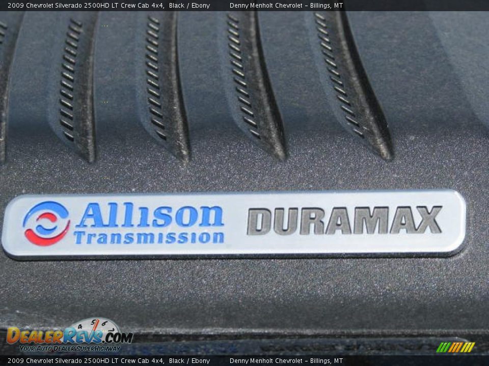 2009 Chevrolet Silverado 2500HD LT Crew Cab 4x4 Black / Ebony Photo #9