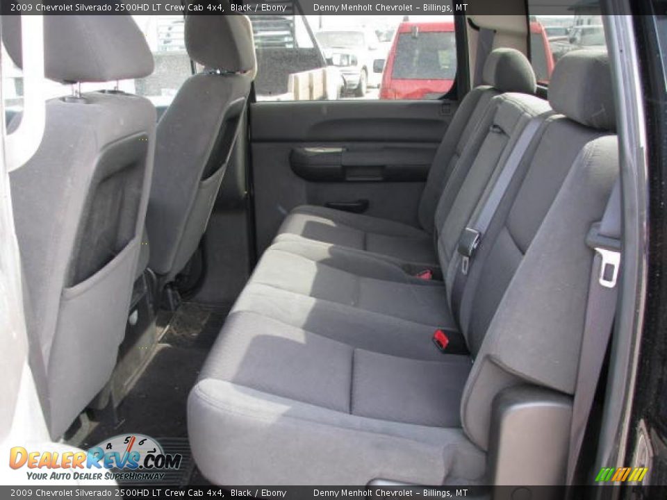 2009 Chevrolet Silverado 2500HD LT Crew Cab 4x4 Black / Ebony Photo #11
