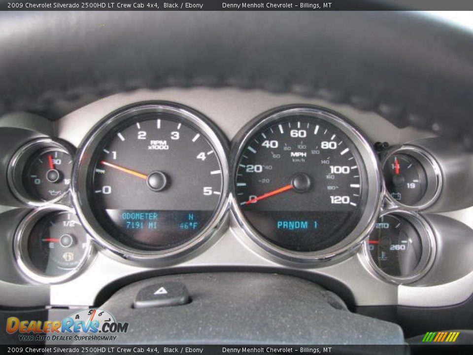 2009 Chevrolet Silverado 2500HD LT Crew Cab 4x4 Black / Ebony Photo #15