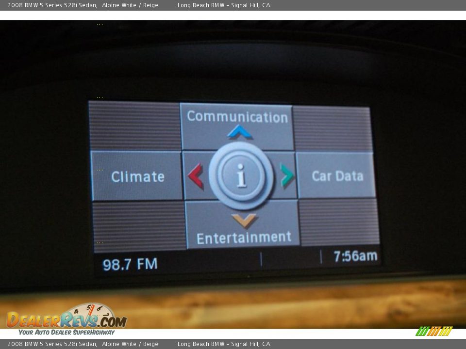 2008 BMW 5 Series 528i Sedan Alpine White / Beige Photo #32