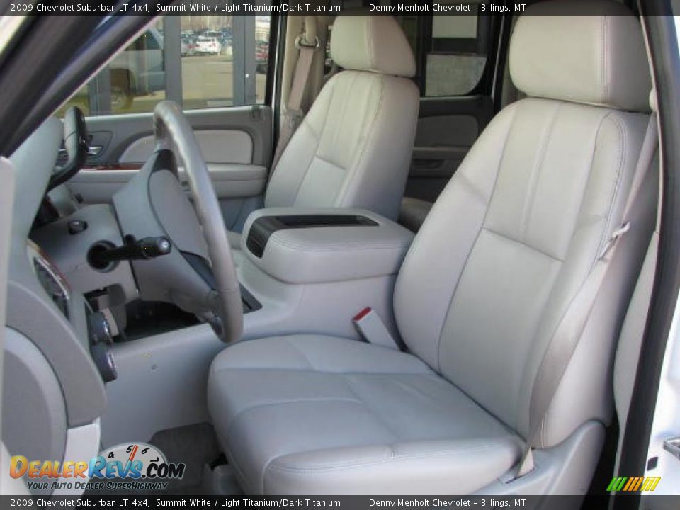 2009 Chevrolet Suburban LT 4x4 Summit White / Light Titanium/Dark Titanium Photo #4